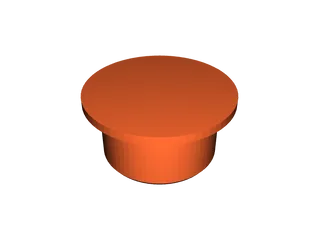 Cap for 1 inch rod by Drakorex | Download free STL model | Printables.com