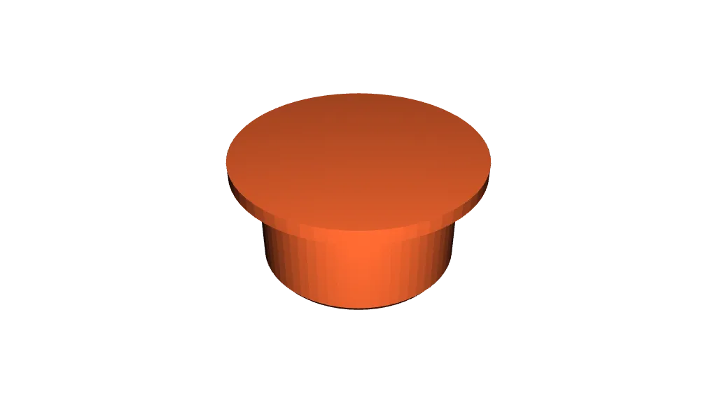 Cap for 1 inch rod by Drakorex | Download free STL model | Printables.com