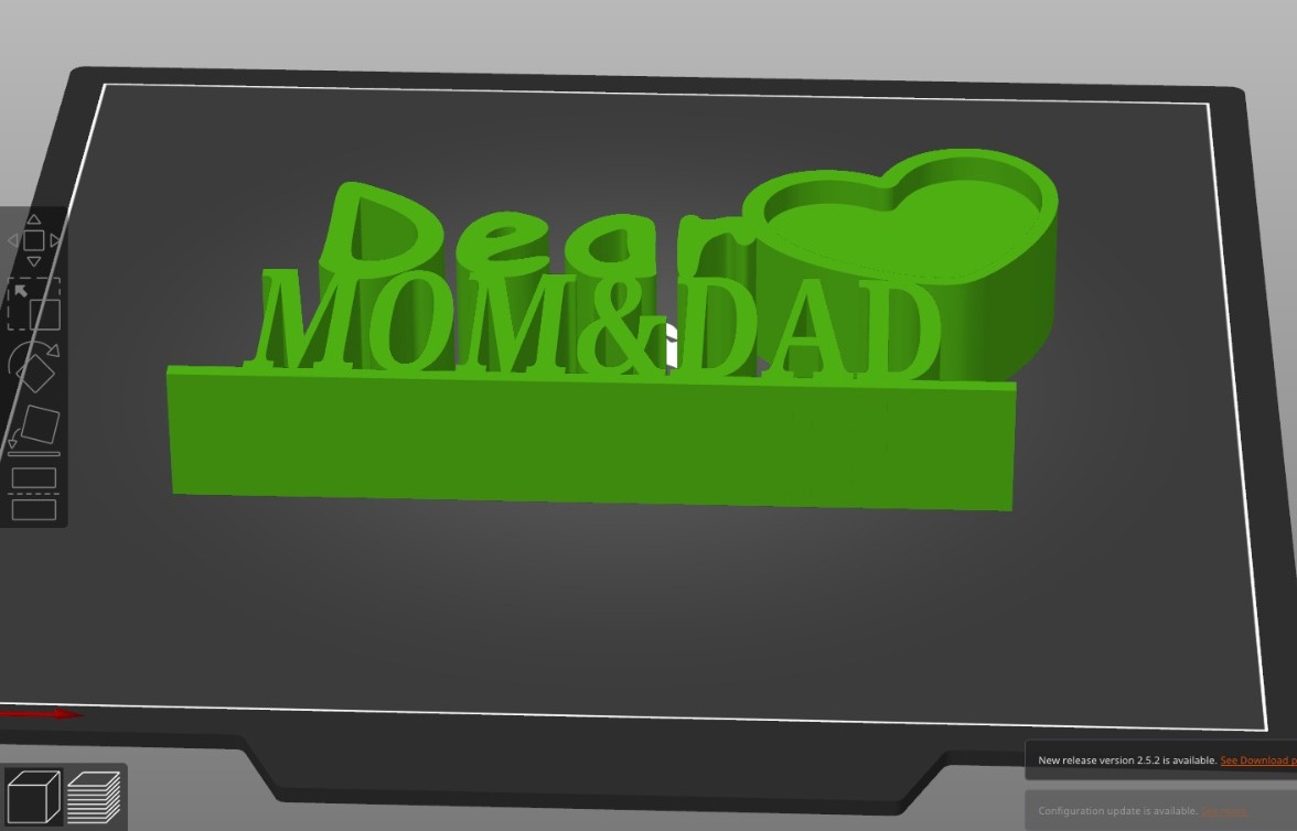 Photo frame for mom&dad lover by Mask Man | Download free STL model ...