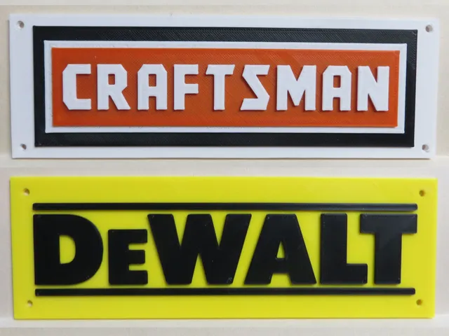 Tool Logos #1 (Ridgid, Craftsman, DeWalt & Bosch)
