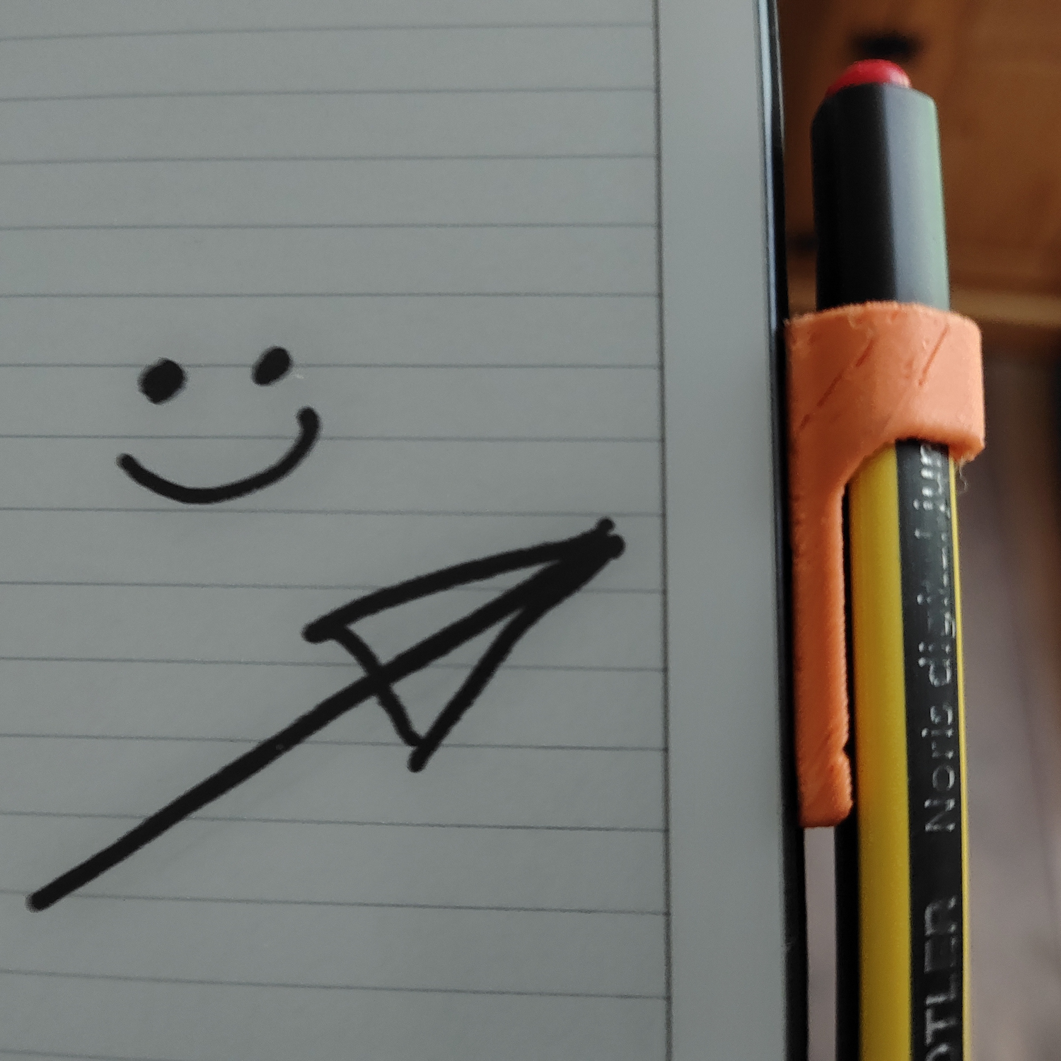 reMarkable Magnetic Clip for the jumbo Staedtler Noris Digital stylus