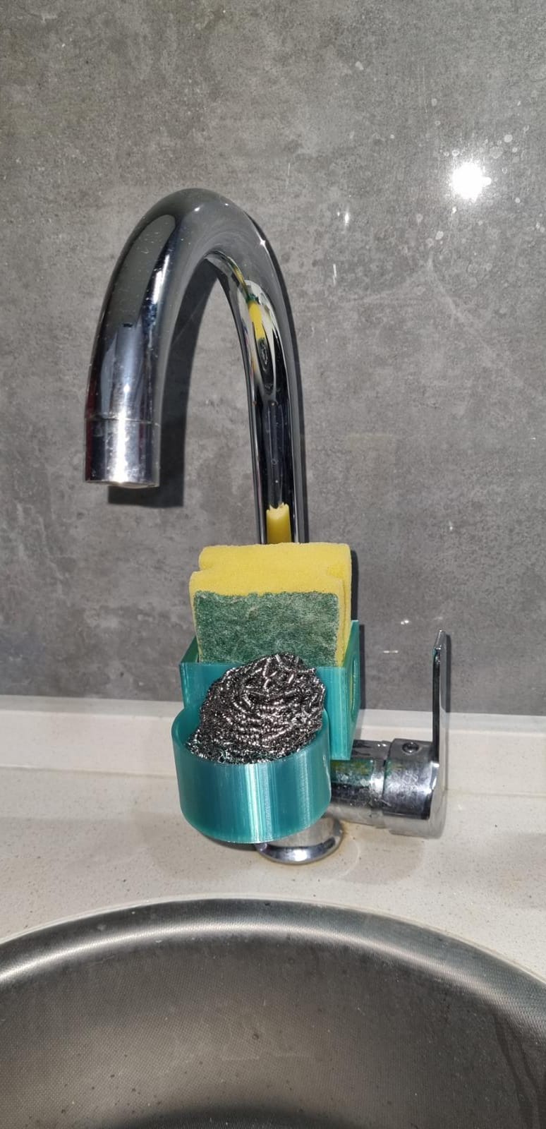 Sponge and steel wool holder by LiquidOxider Download free STL model