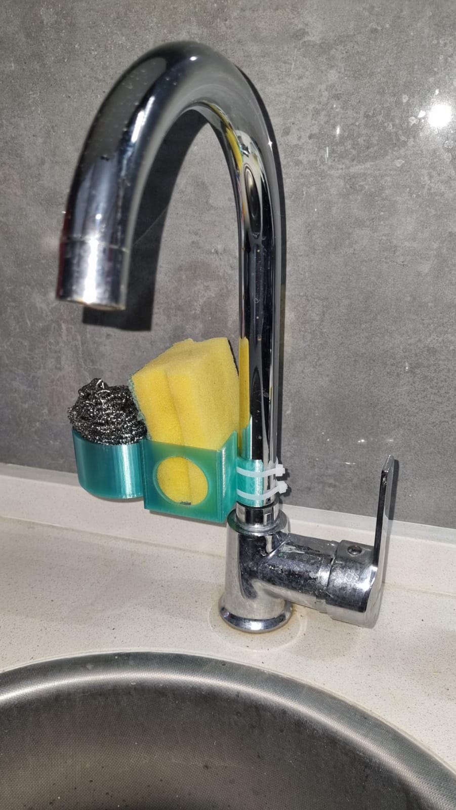 Sponge and steel wool holder by LiquidOxider Download free STL model