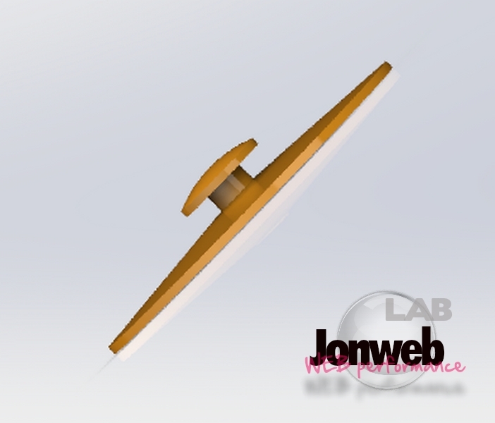 Miniatura 3 do modelo 3D Wall hook with big surface