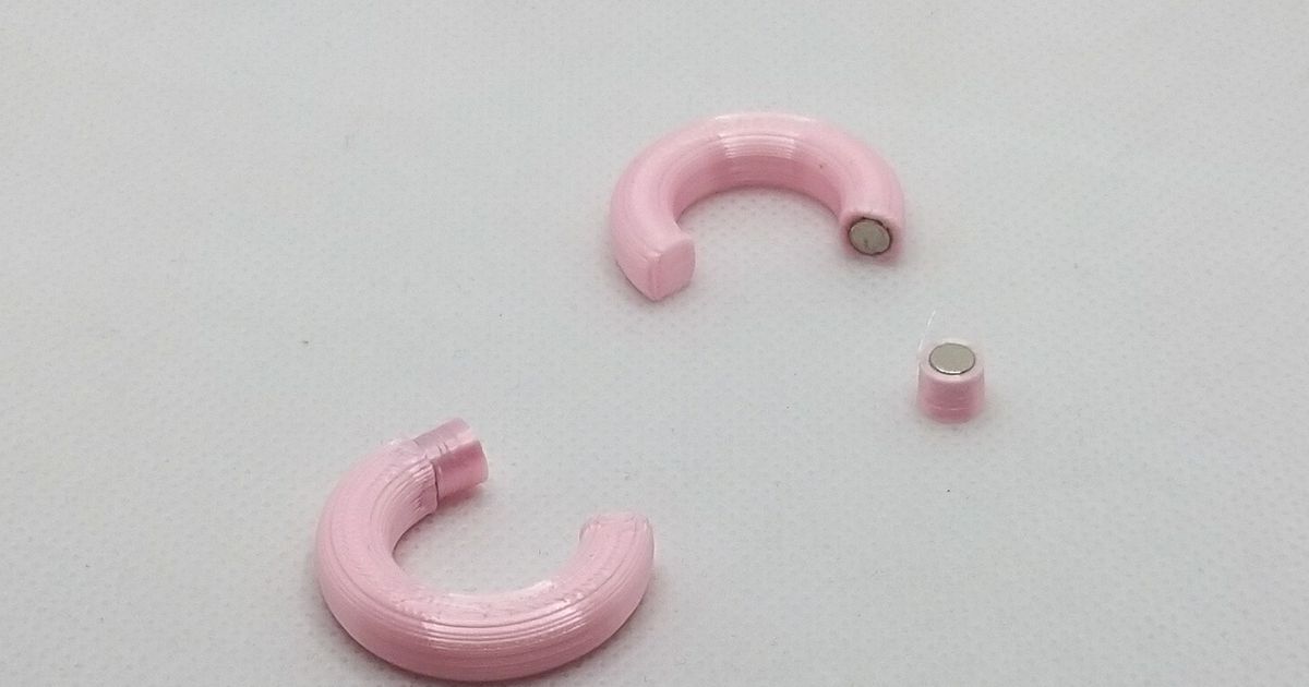 hoop earrings by reut moses Download free STL model