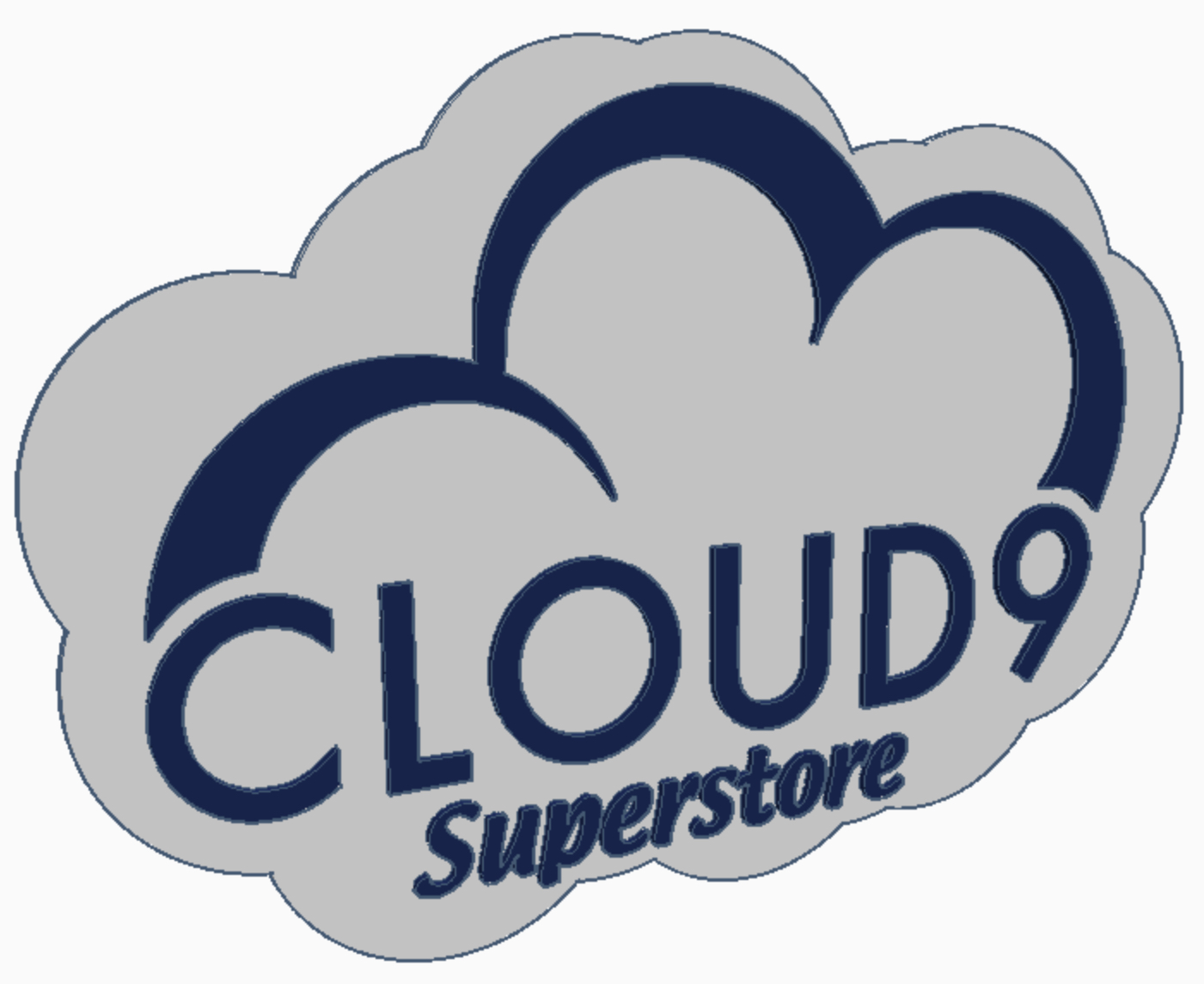 Cloud 9 Superstore Signs by te.3D | Download free STL model ...