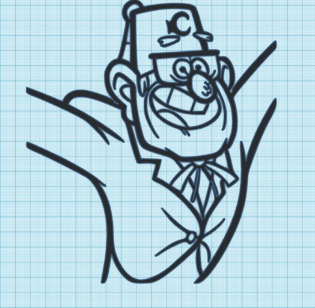 STAN - GRAVITY FALLS - WALL ART