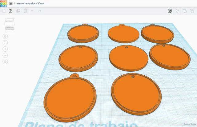 BASE DE DISEÑO PARA LLAVEROS COMUNES