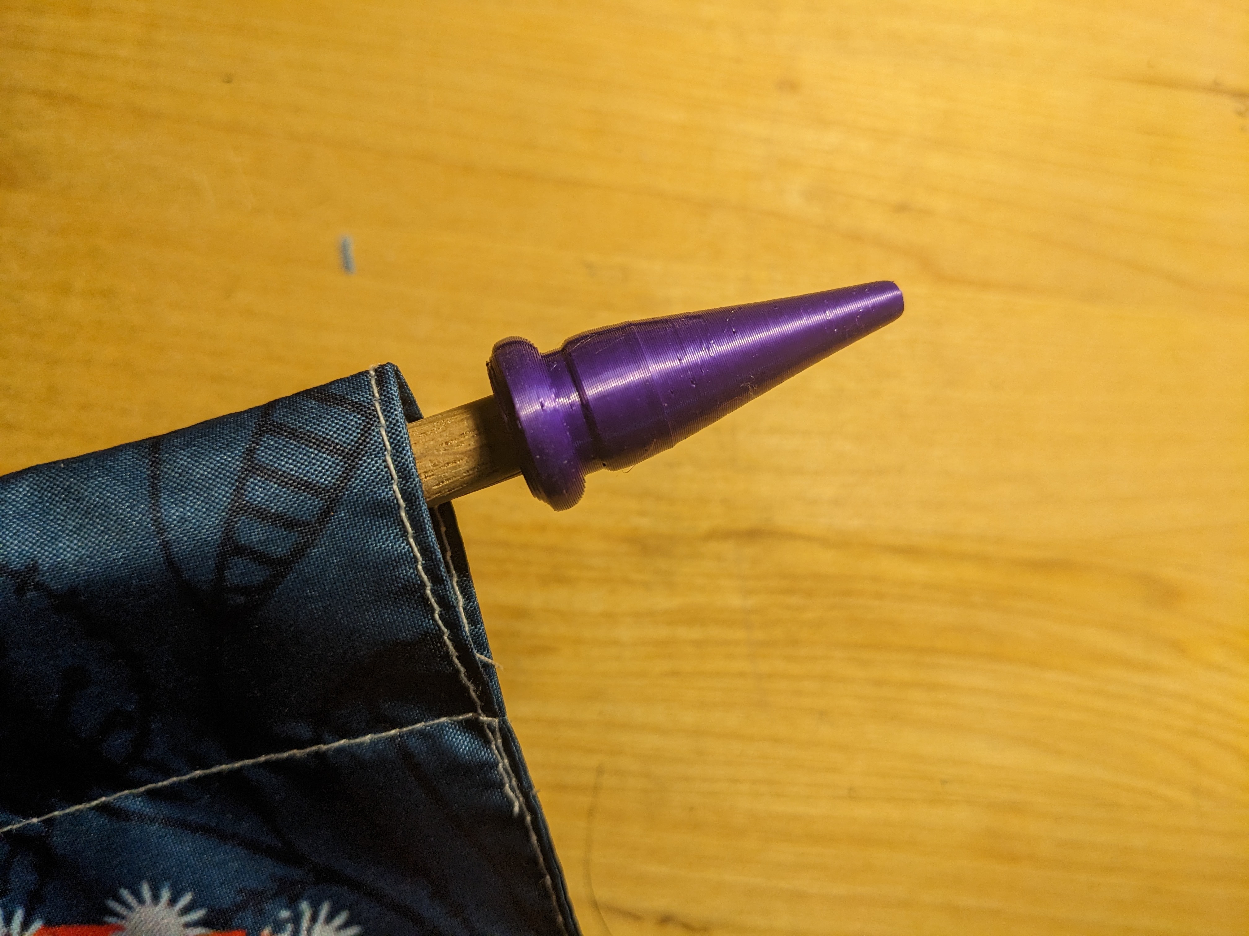 Flagpole End for 5/16 Dowel