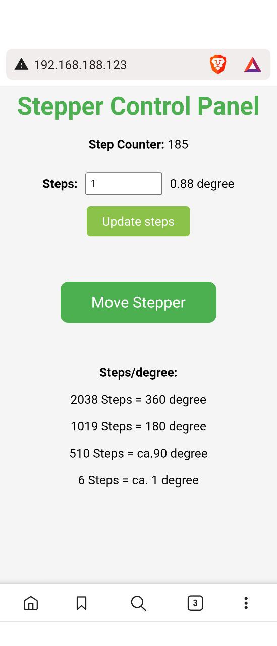 Turntable with variable steps (2038steps) — miniatura 7