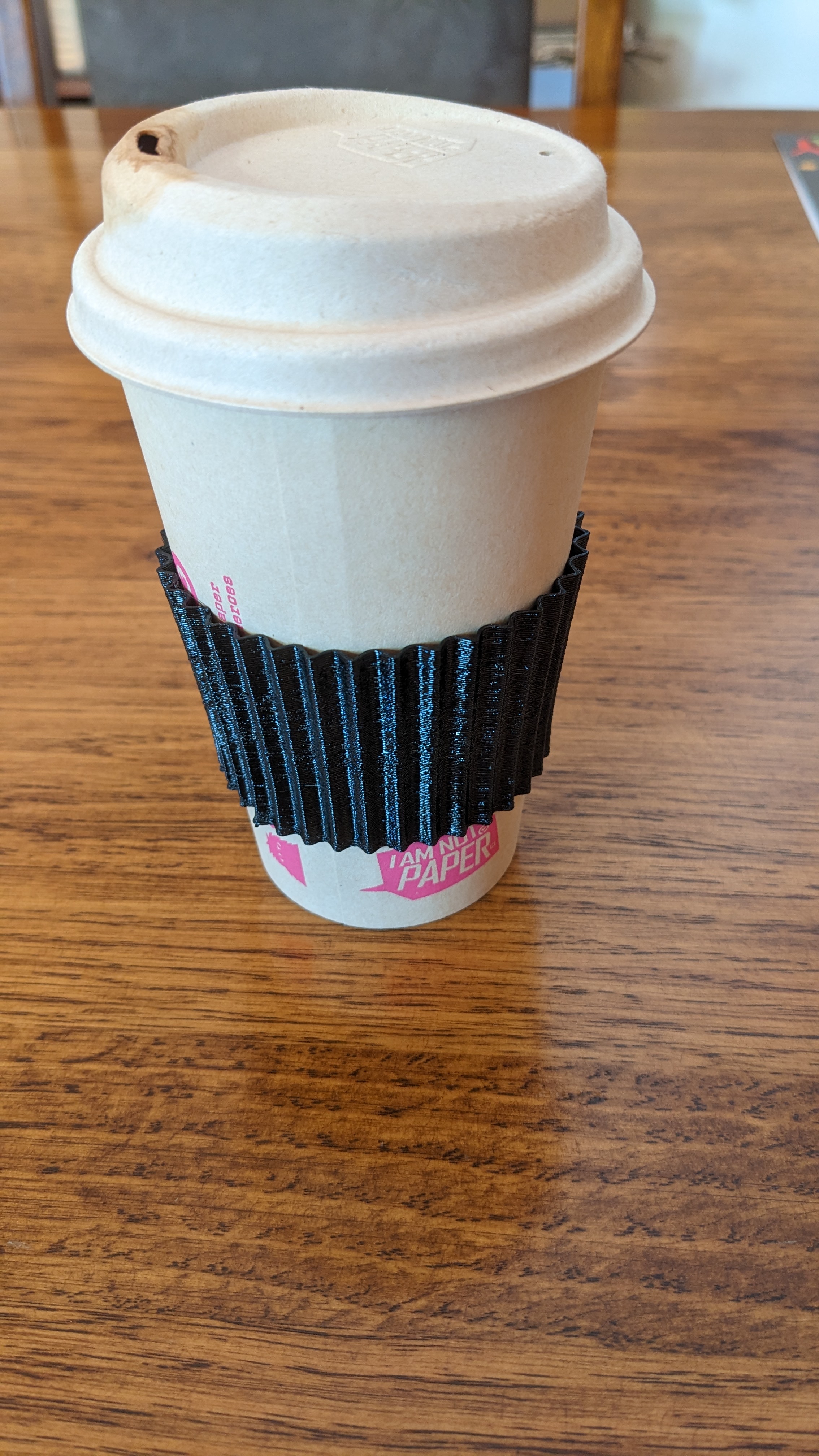 Coffee cup heat shield