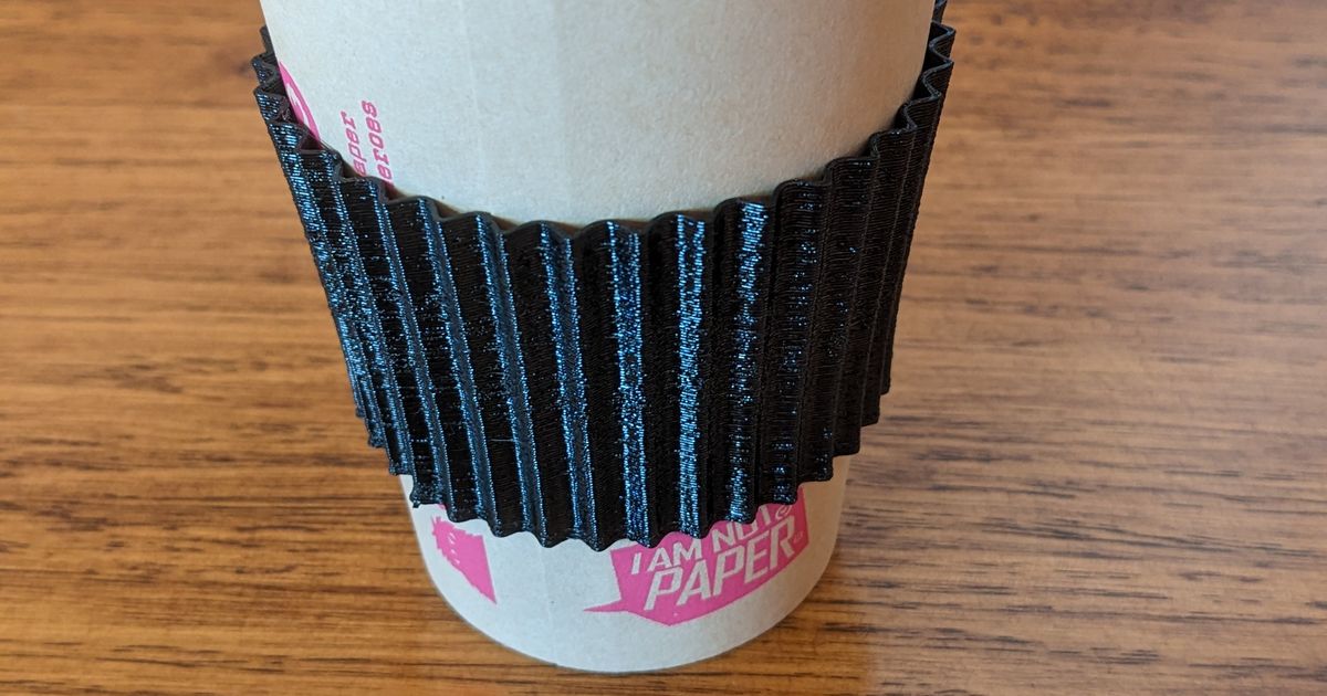 STL file Stitch coffee thermal cup girdle ☕・Model to download and 3D  print・Cults