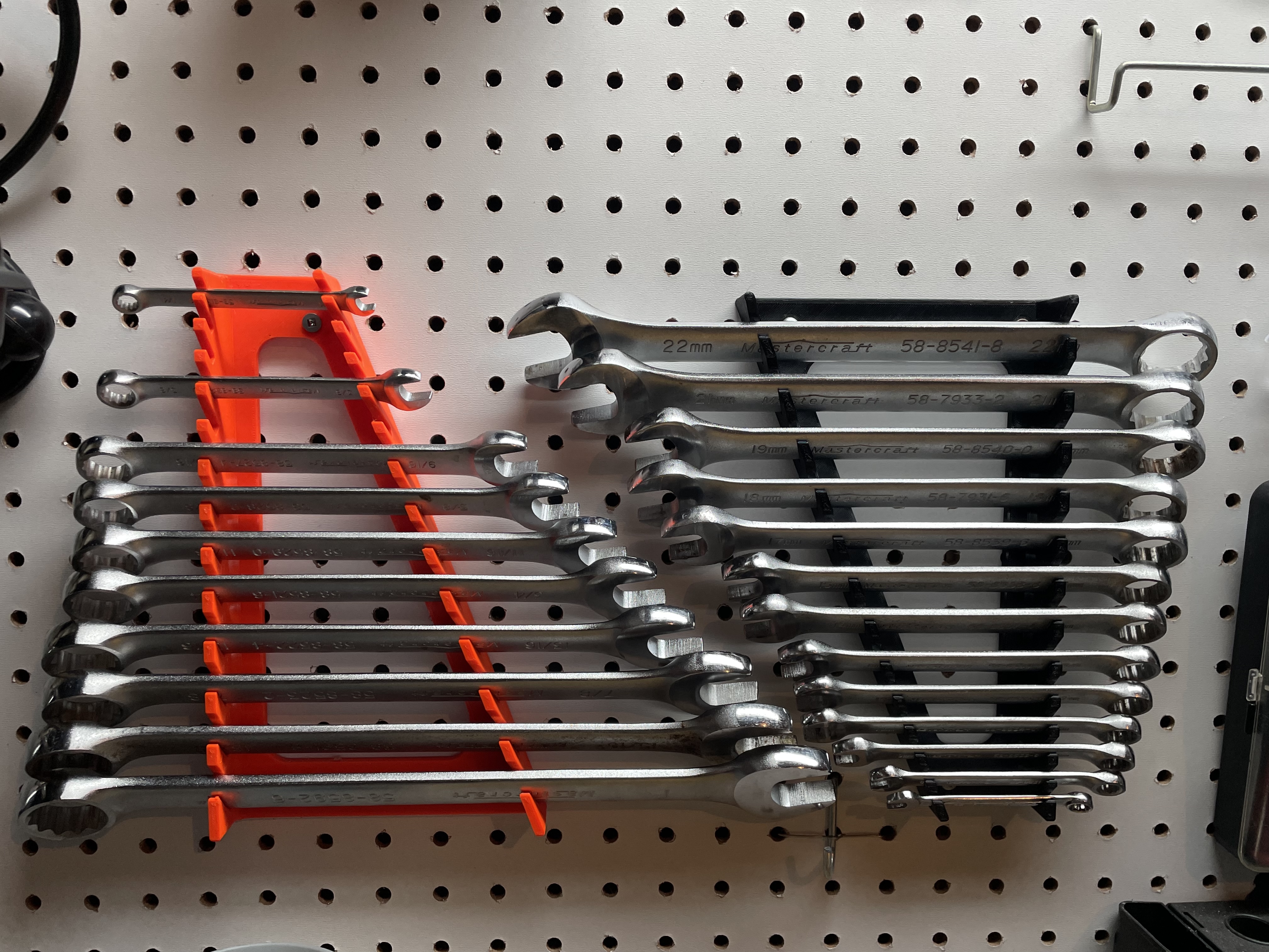Combo Wrench Holder Set (Pegboard compatible)