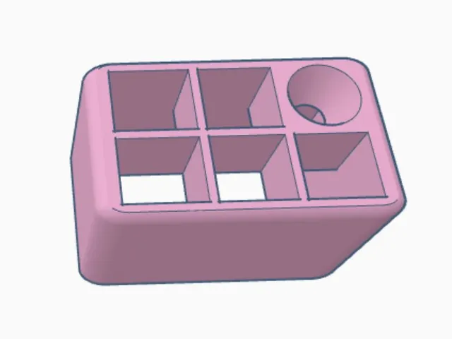 Make-up brush holder with Beauty Blender holder (sponge)