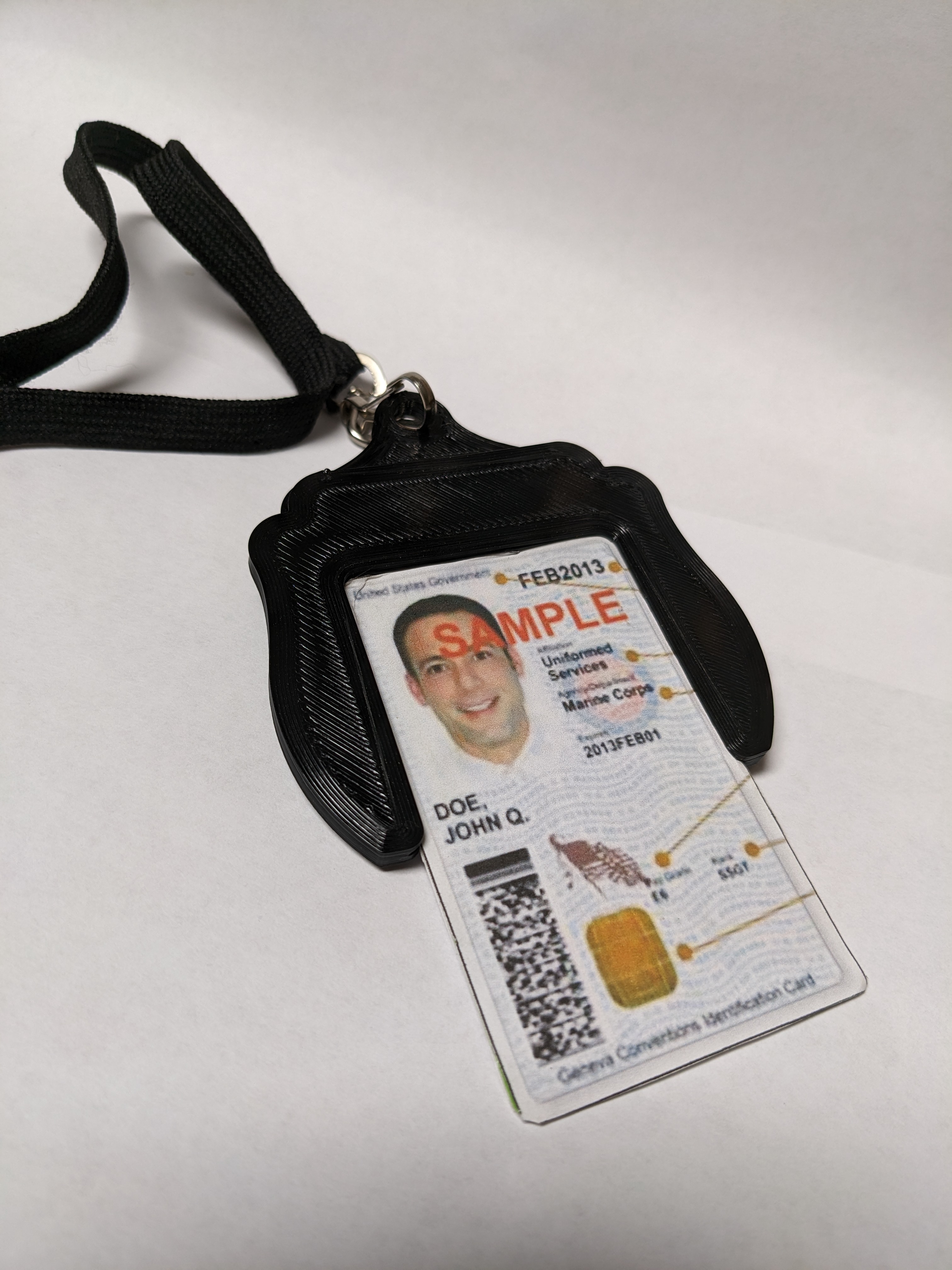 Ultimate TPU magnet ID badge holder