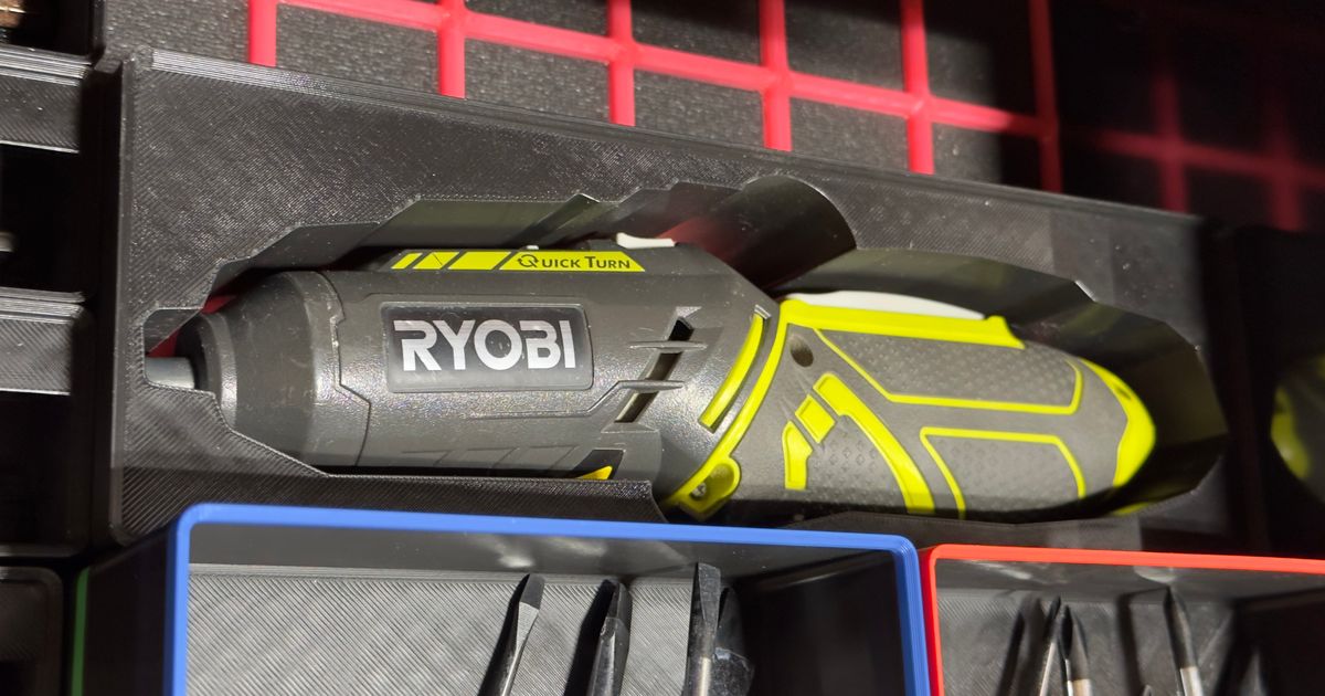 Gridfinity Ryobi Quick Turn by Detour Download free STL model