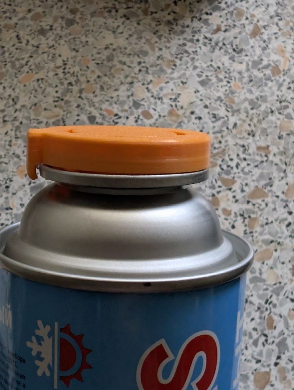 Another camping butane gas cap