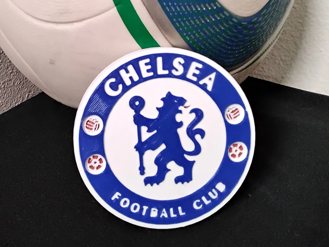 Concave Chelsea FC Coaster Or Plaque By DaddyWazzy_TheCreator.