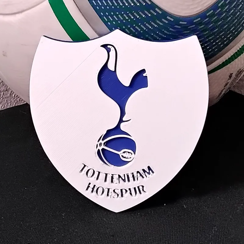 STL file Tottenham Hotspur FC Logo 🥅・3D printable design to