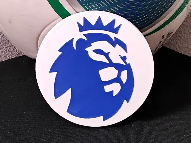 English Premier League logo coaster or plaque