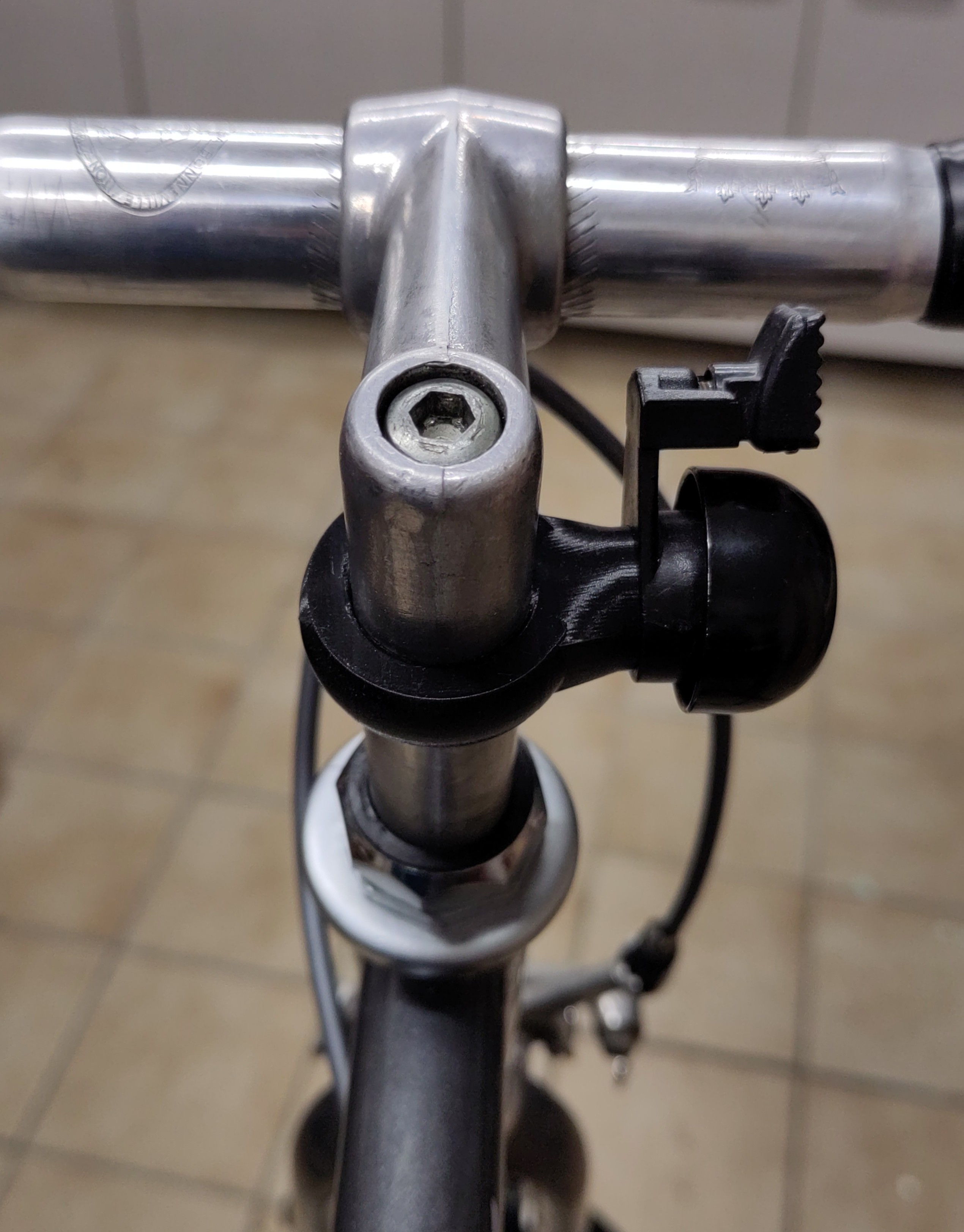 bike bell stem holder by LudoM | Download free STL model | Printables.com