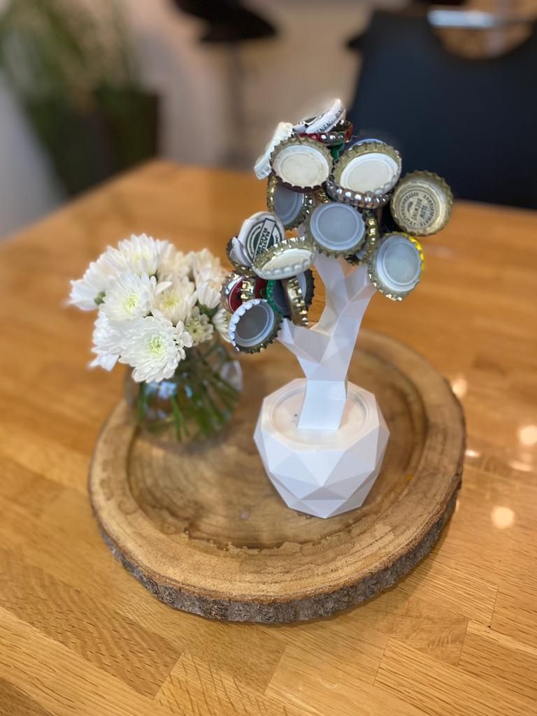Magnetic Bottle Cap Tree By Goas Printing Download Free STL Model magnetic-bottle-cap-tree-by-goas-printing-download-free-stl-model