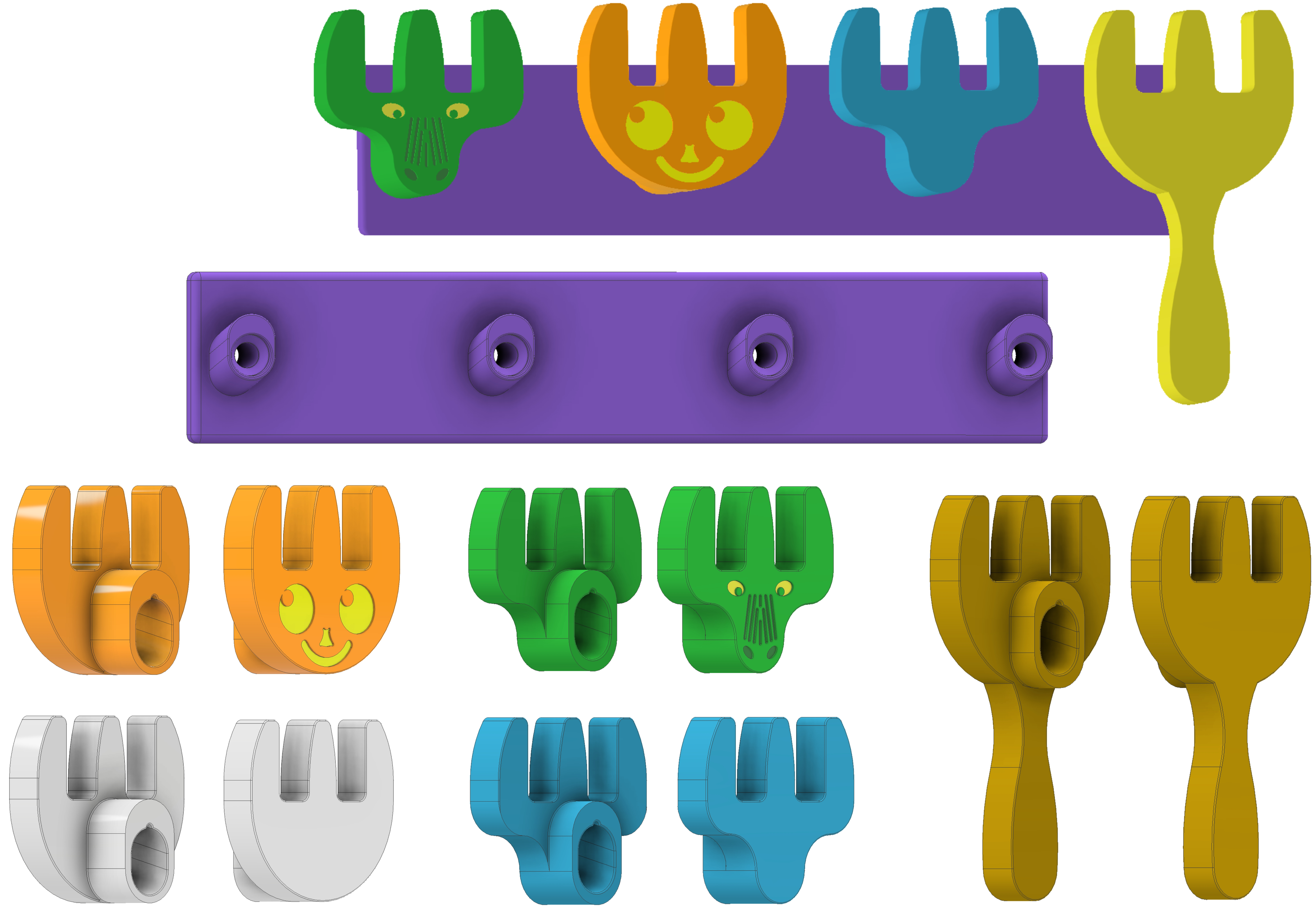 Spax Screw Hook, Wall Hook