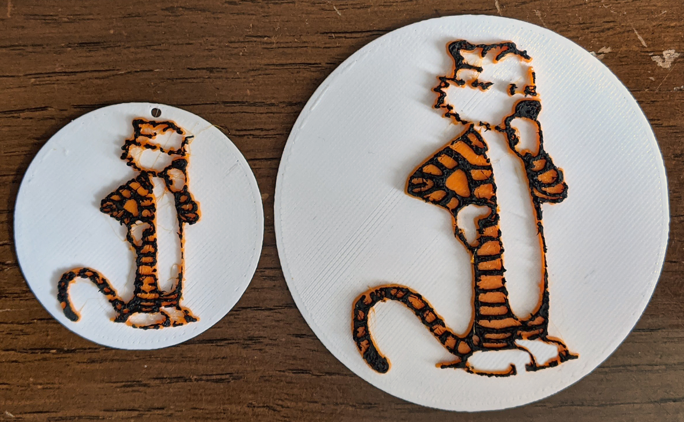 Hobbes (from Calvin and Hobbes, a newspaper comic strip)