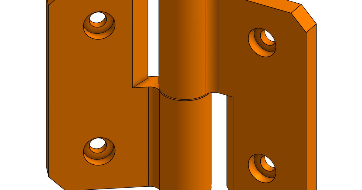 Clickin Hinge by UranusAstra Download free STL model