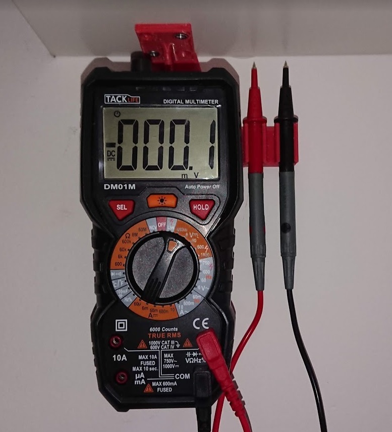 Multimeter holder by Davidino4u Download free STL model