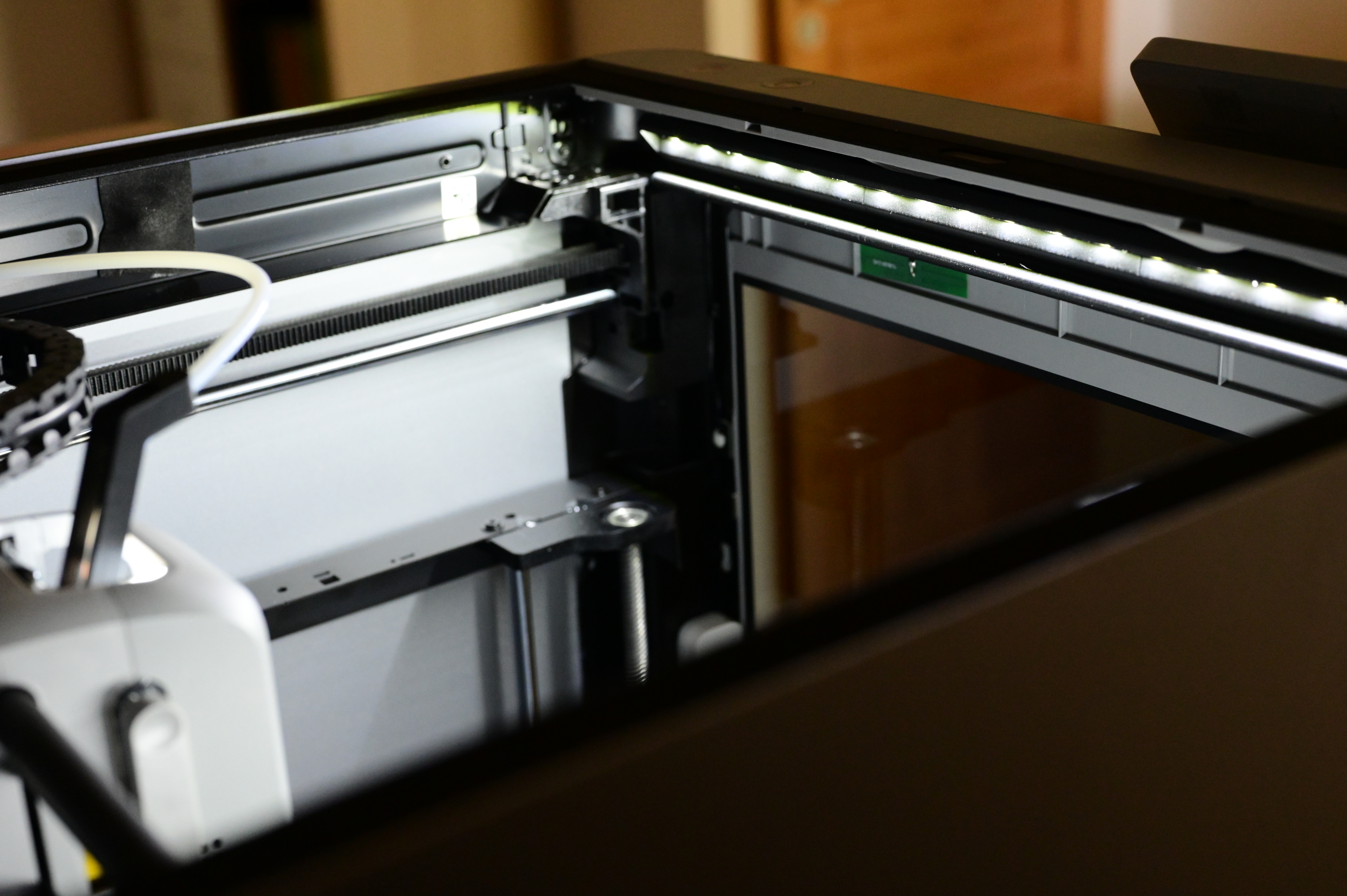 Internal lightstrip holder for BambuLab P1P / X1C