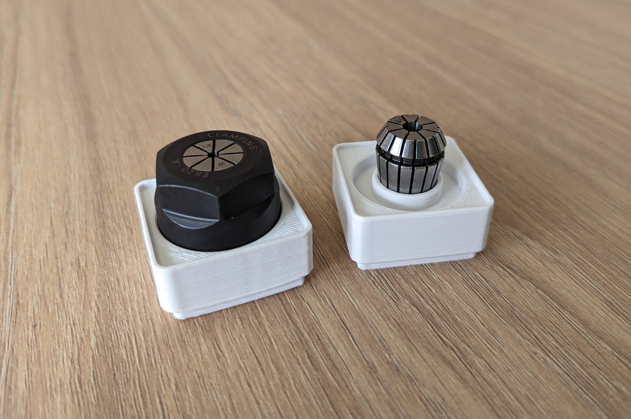 Gridfinity ER20-A nut and collet holder
