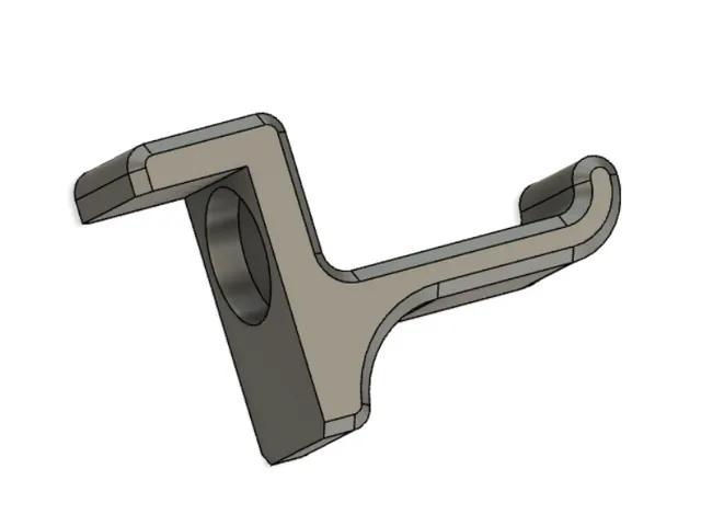 Headphone hanger with 20x5mm round magnet