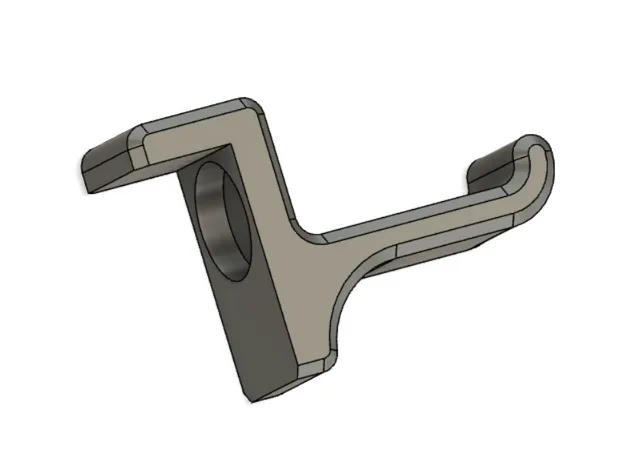 Headphone hanger with 20x5mm round magnet