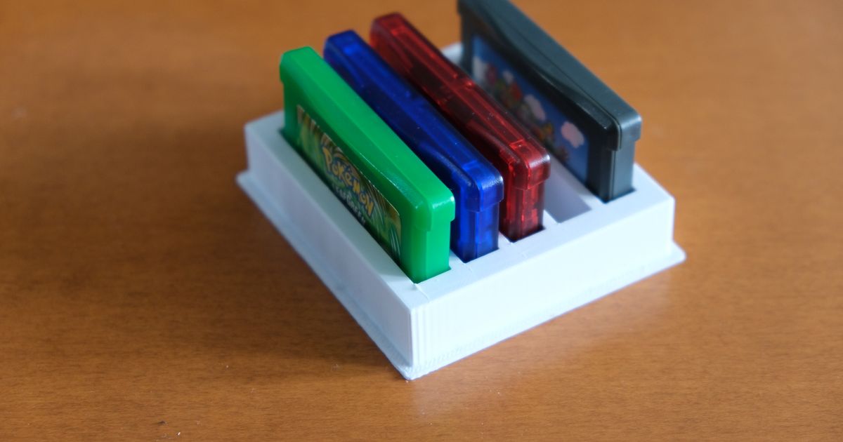 Game Cartridge Case / Holder GameBoy Advance by Enyo Download free