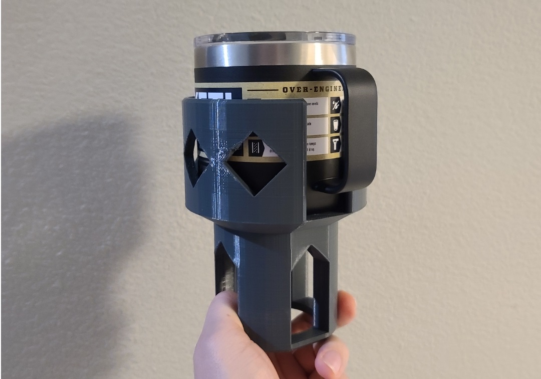 Yeti coffee cup car adapter by jdm755 download free stl model