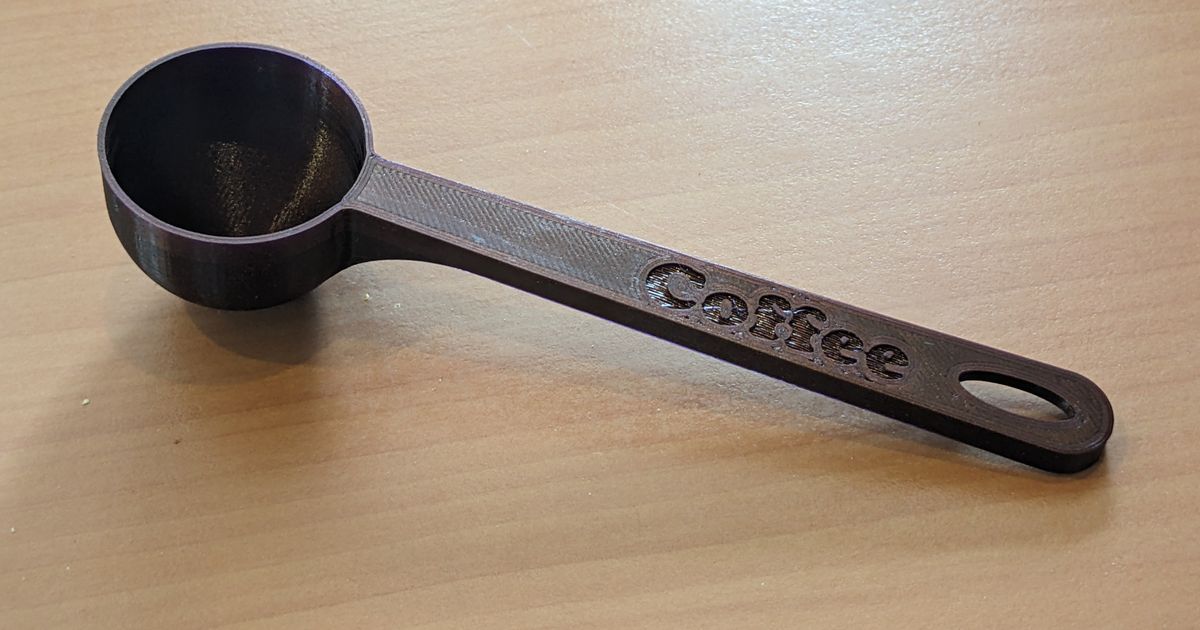 Coffee Scoop reinforced by Wusaweki Download free STL model