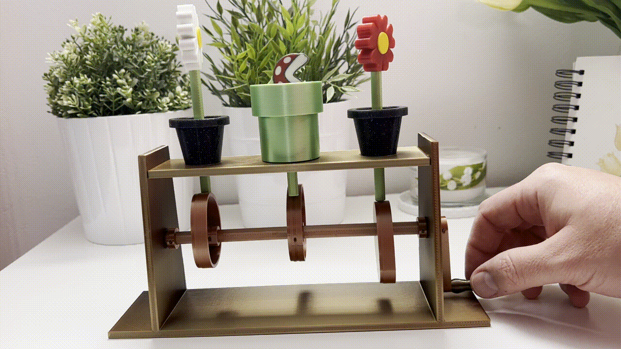 MECHANICAL MARIO FLOWERS MACHINE