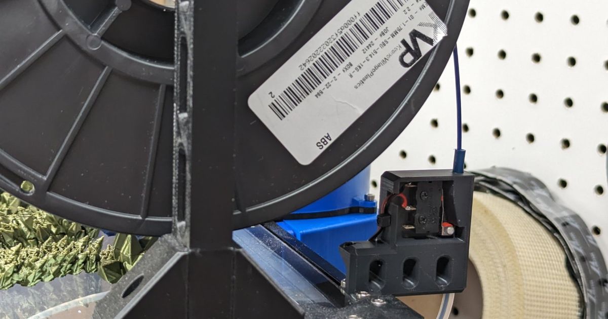 Top Mount Filament Runout Sensor for Voron V2/Trident by Jeff