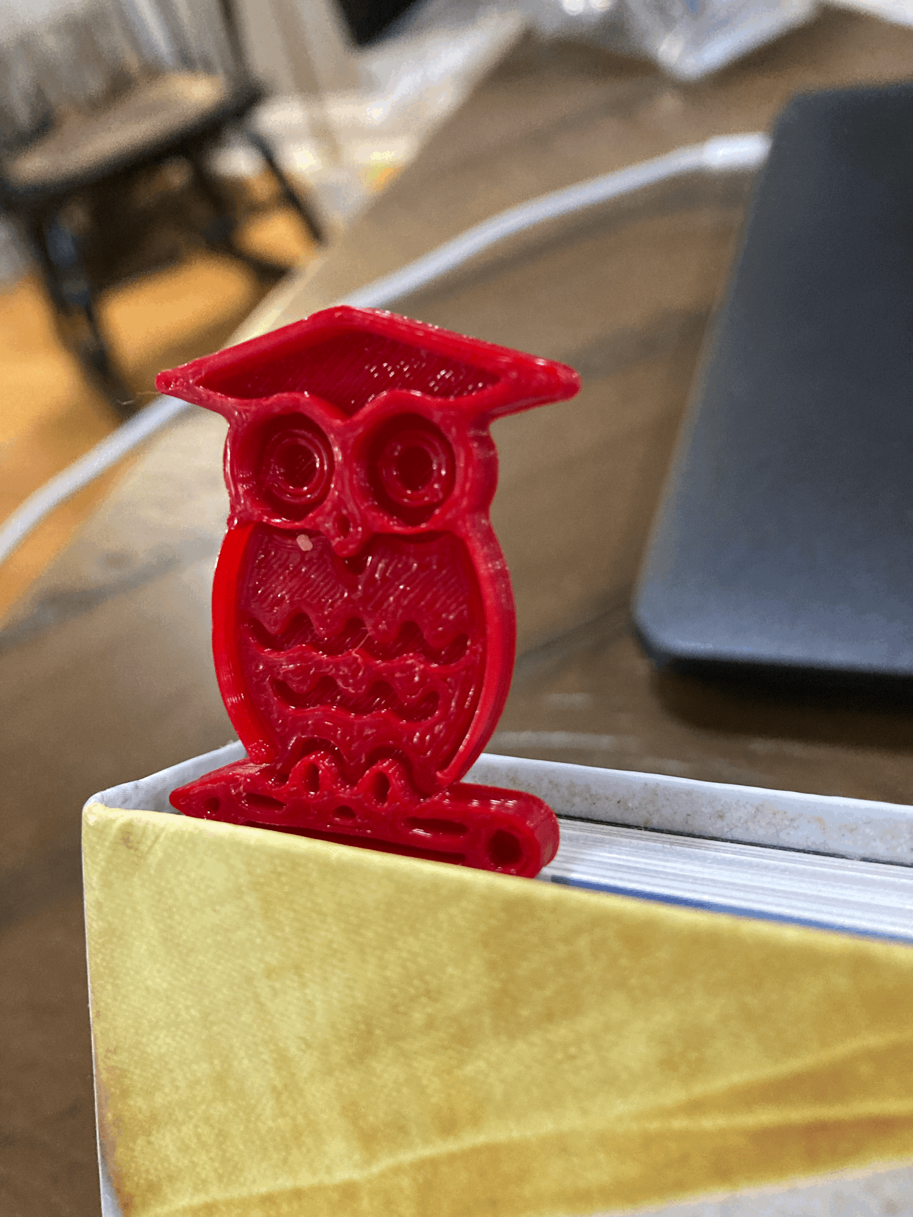 Miniatura 2 do modelo 3D Owl Bookmark