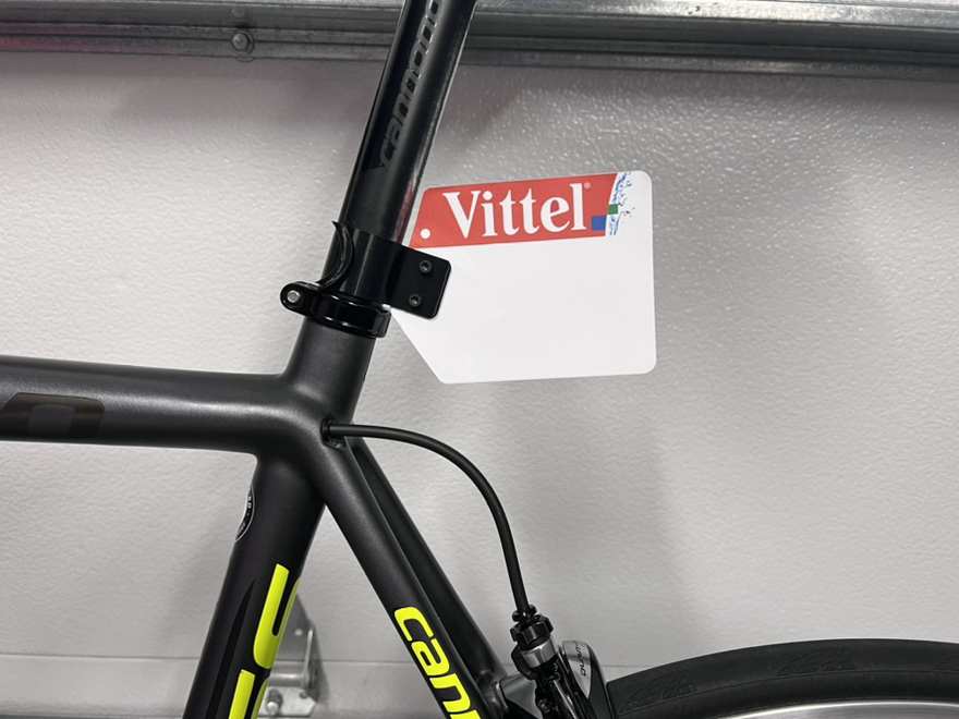 Bike race number plate bracket