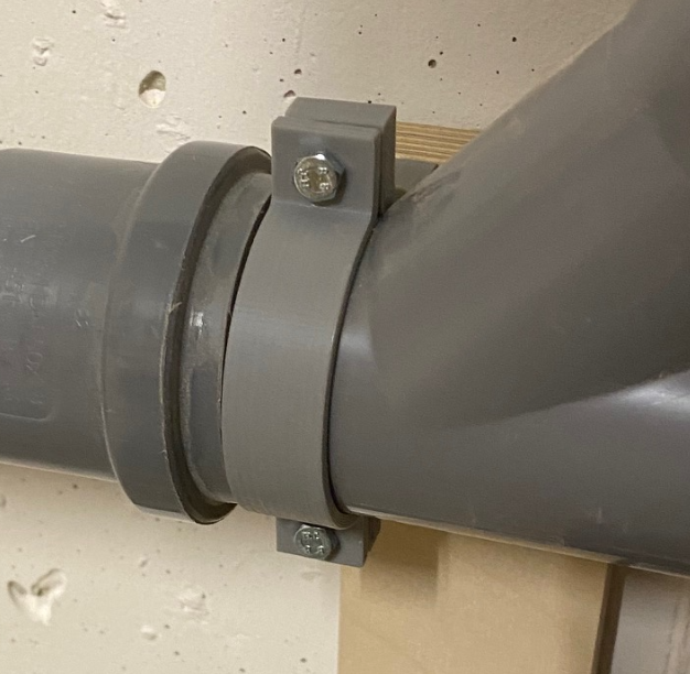 pipe clamp / Rohrschelle 50mm by Woodenti Download free STL model