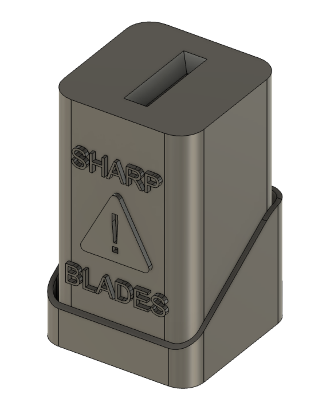 Skadis blade disposal box by Qfrcy Download free STL model