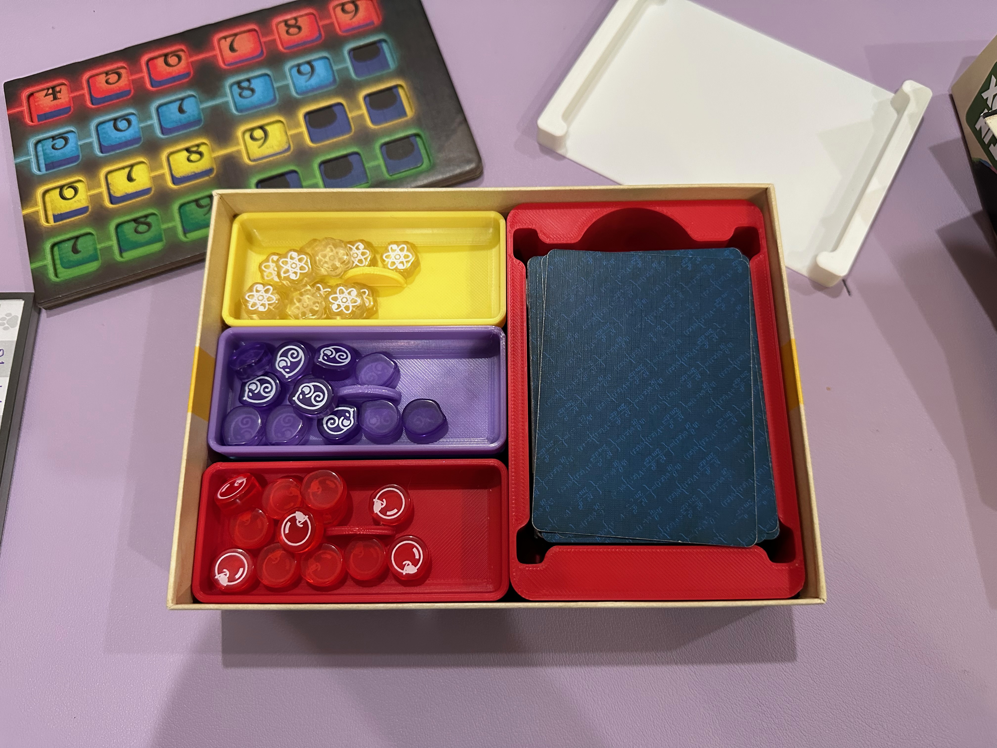 Cat in the Box Game Organizer and Trays