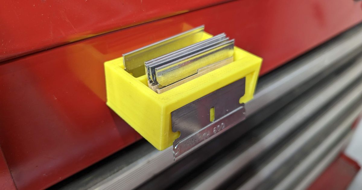 razor blade holder by Grant Download free STL model