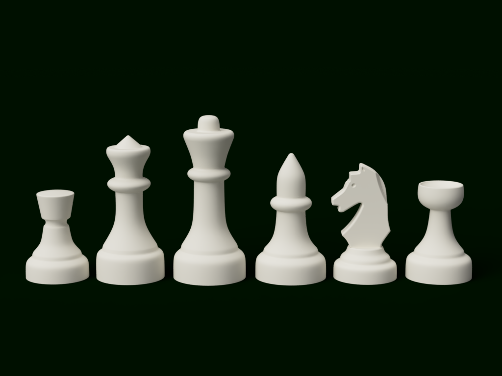 Romanian Bundesform Chess Set by Jeff Burton Download free STL model