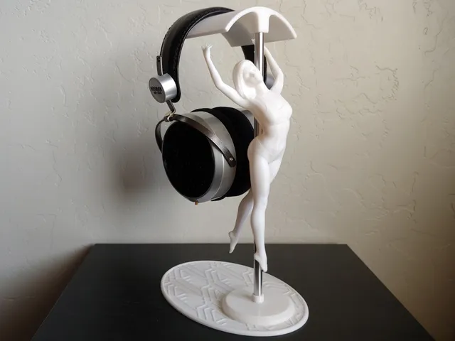 Pole Dancer Sculpture Headphone Stand