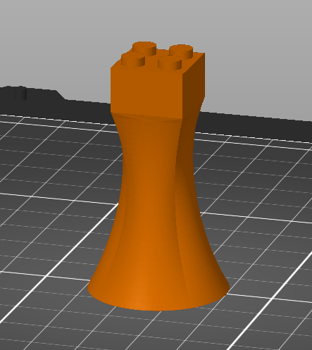 "Rook" Lego stand