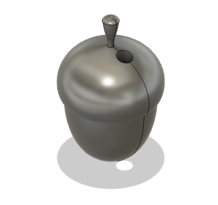 Acorn bead