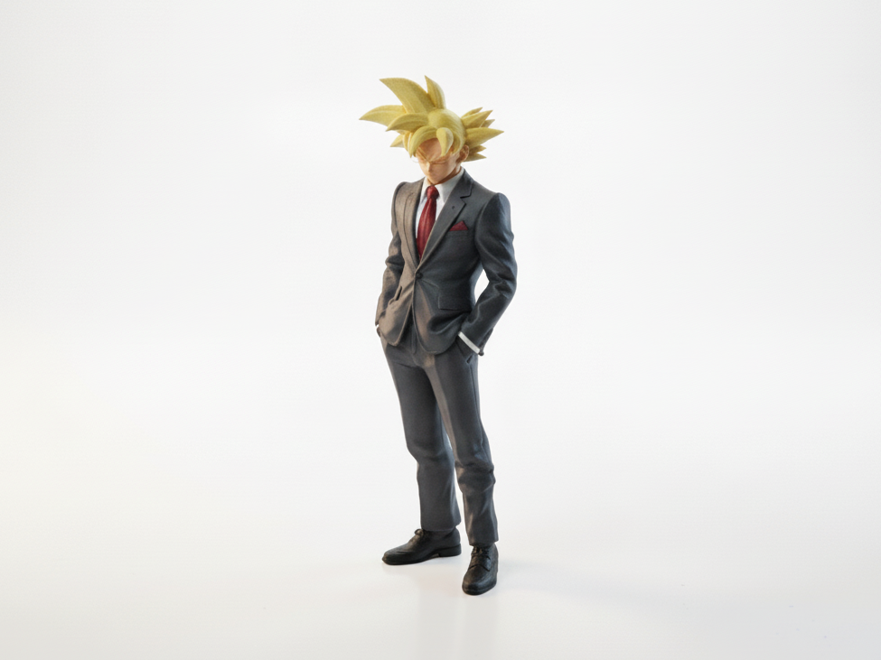 Dapper Goku Figurine Anime & Manga 3D Printable